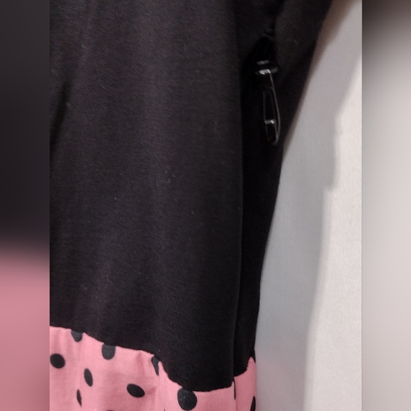 City Chic Annabella Dress Women's 18 Pink Black Babydoll Barbiecore Retro Y2K - Picture 4 of 10